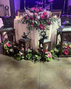 flower decoration dinning